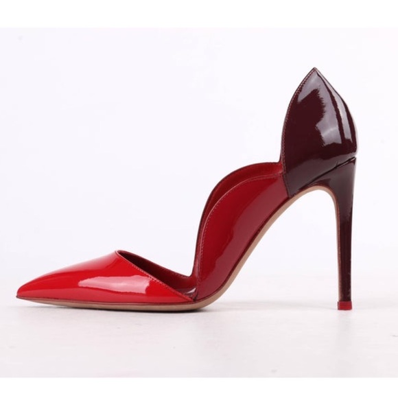 EUC Limited Edition Valentino Garavani Rouge Absolute Red Leather D\'Orsay Pumps main image 11